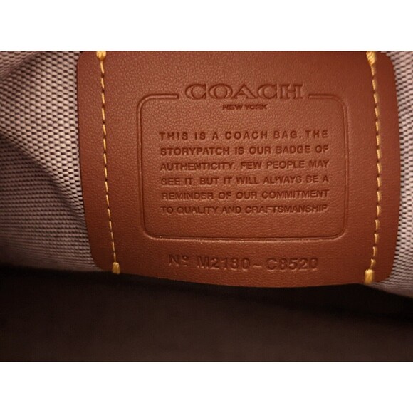 Coach Black Floral Satchel - Picture 7 of 16